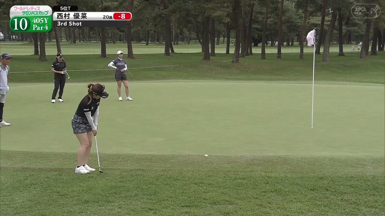 西村 優菜　3バーディー0ボギーで2位タイ！！3日目ハイライト〈ワールドレディスチャンピオンシップサロンパスカップ3日目〉 【JLPGA】