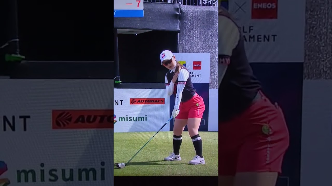 吉田優利  1番ティーショット  #shorts #ショート #吉田優利