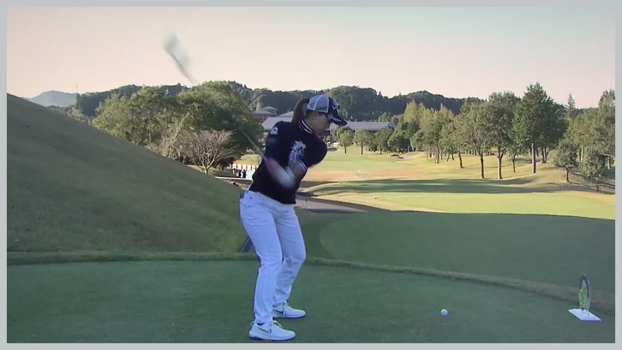 【ゴルフ】 上田桃子　スイング