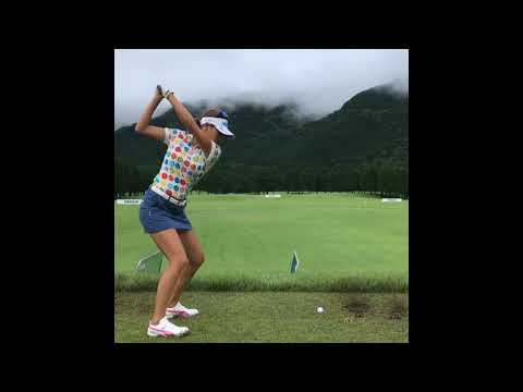 【美脚スイングですね】木戸愛（Megumi Kido）ドライバースイング　スローモーションあり