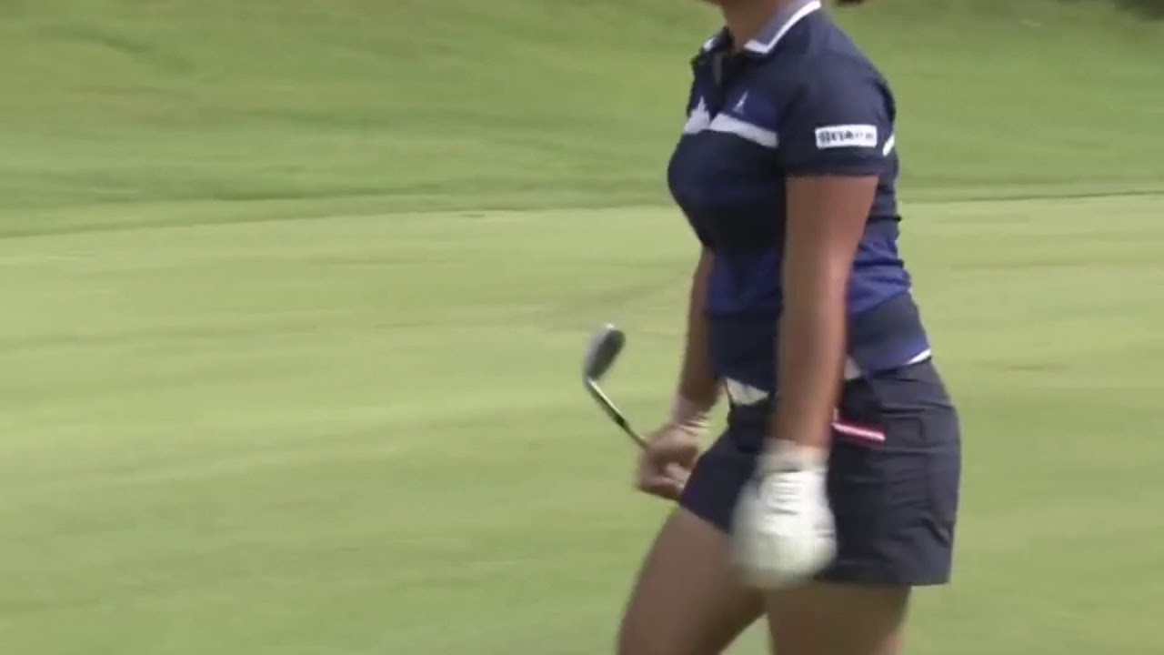 【プロゴルフ】美人だけど、プロレスラー行った方が良さそう！