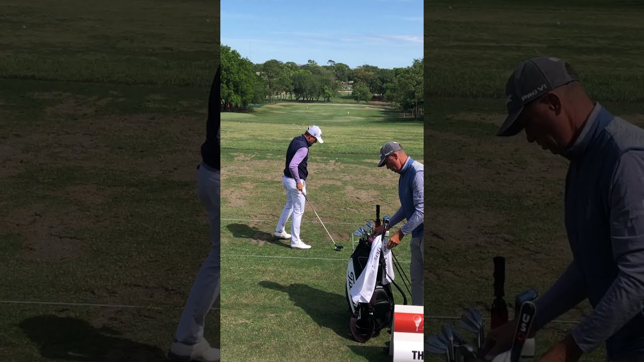 Justin Thomas golf swing on the driving range Valspar Championship 2023 #shorts