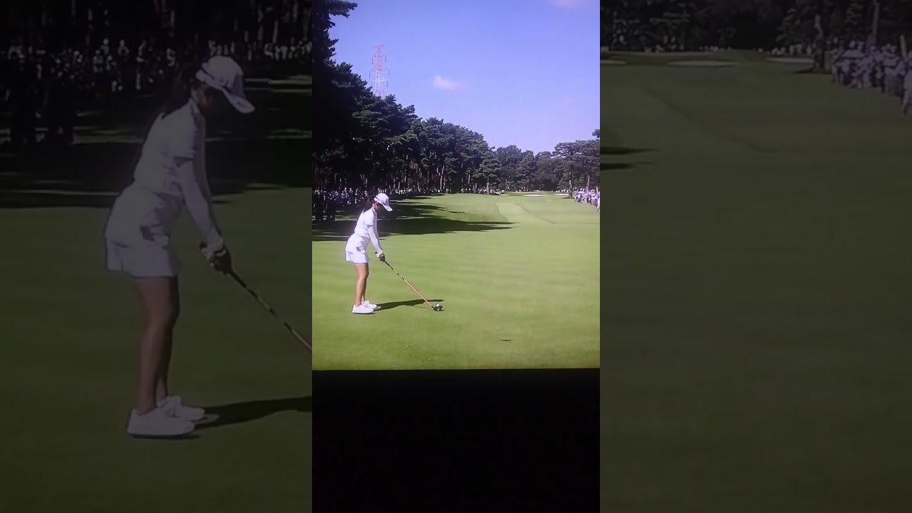 稲見萌寧  日本女子オープンゴルフ  #shorts #ショート #稲見萌寧