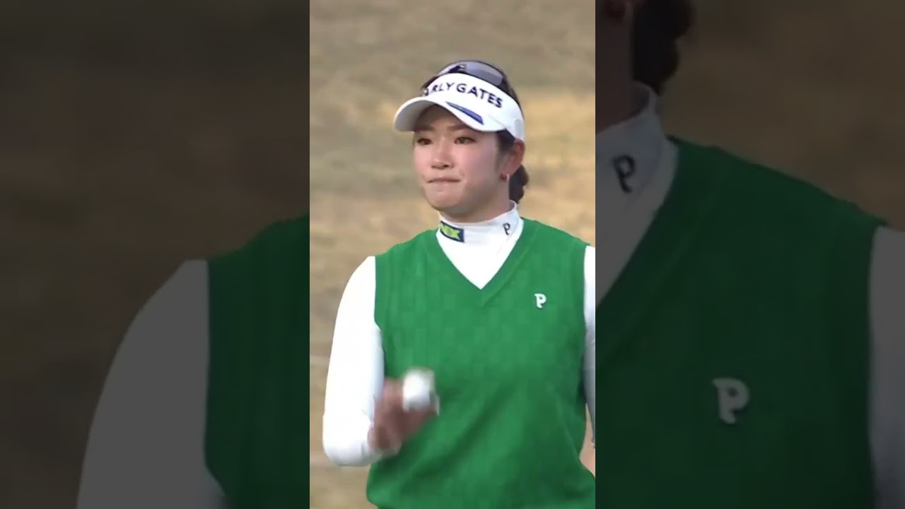 原英莉花プロ  1打差で予選通過ならず翌週にリベンジ‼｜2023年ツアー開幕‼🎵せつない【女子プロゴルフ】#shorts