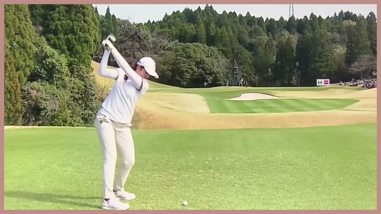 【ゴルフ】 稲見萌寧　スイング