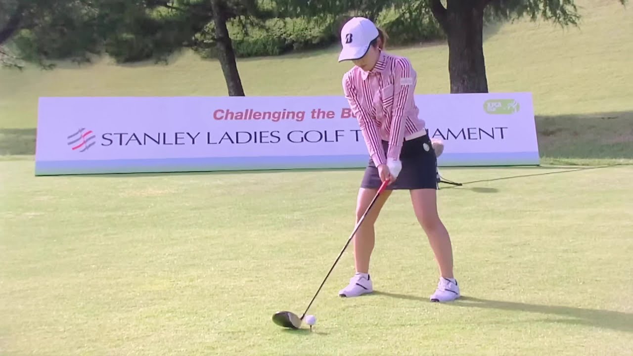 古江彩佳 ゴルフ スイング