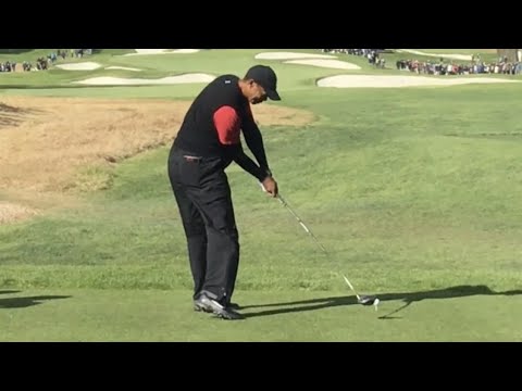 タイガーウッズ　ドライバー　後方