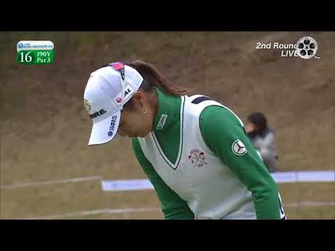 松森彩夏 Ayaka Matsumori　昨年は初優勝だが。今年はシード権争いに。（2017.11　愛媛にて）