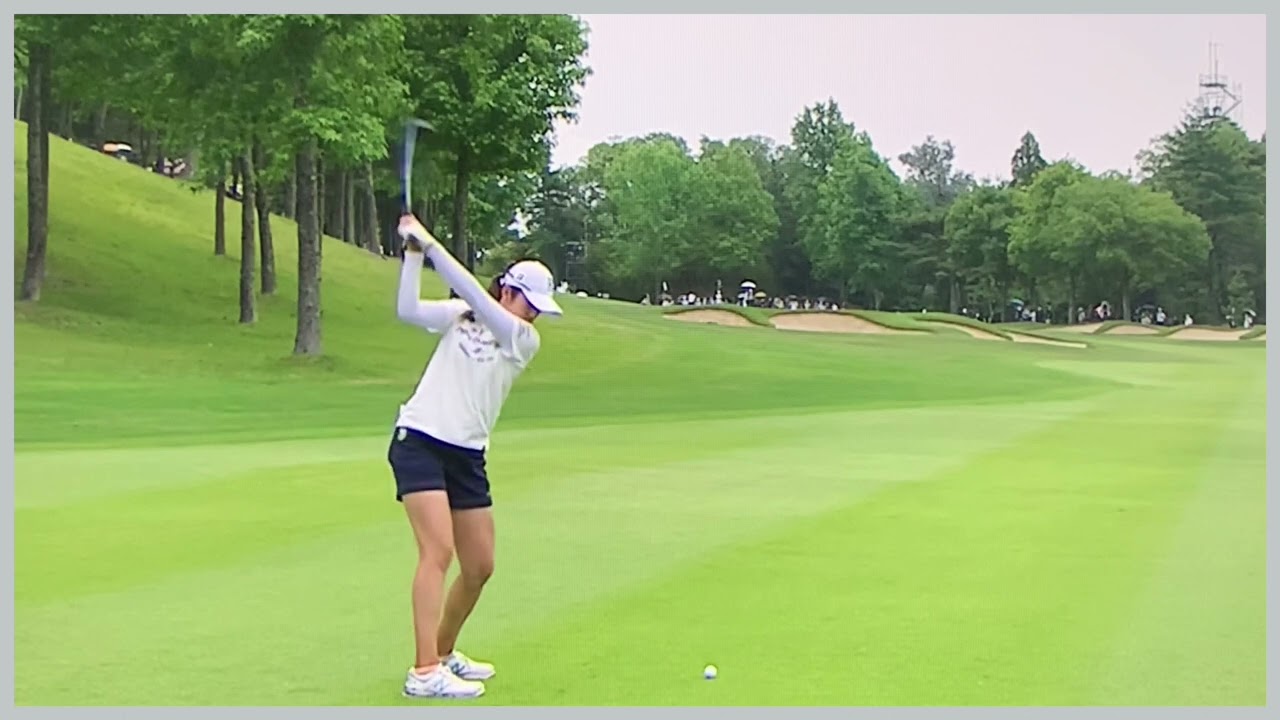 【ゴルフ】 稲見萌寧　スイング