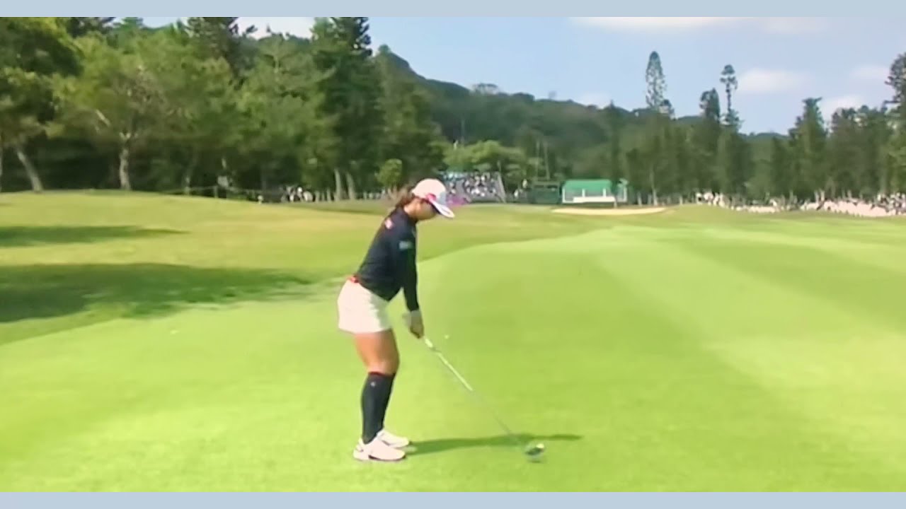 【ゴルフ】 松田鈴英　スイング