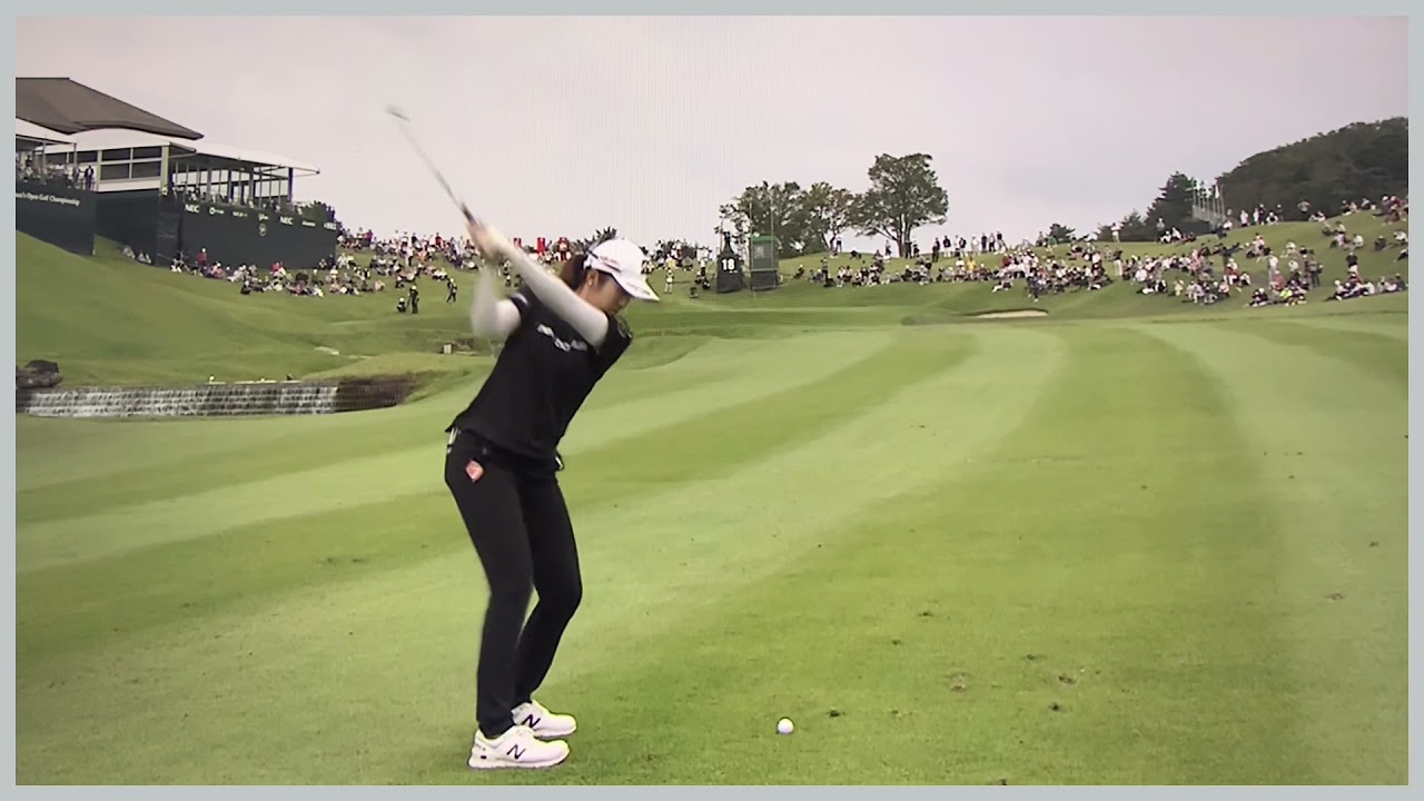 【ゴルフ】 稲見萌寧　スイング