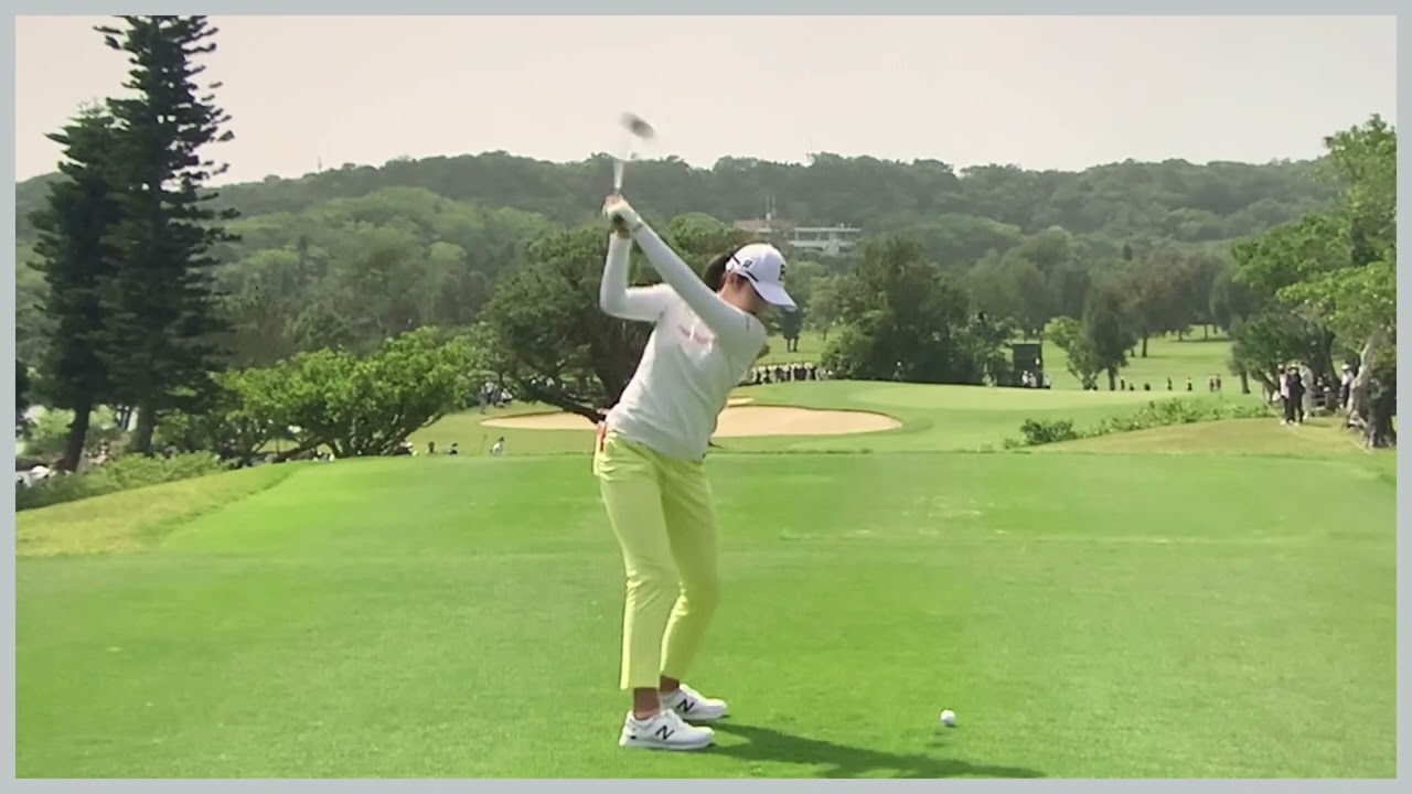【ゴルフ】 稲見萌寧　スイング