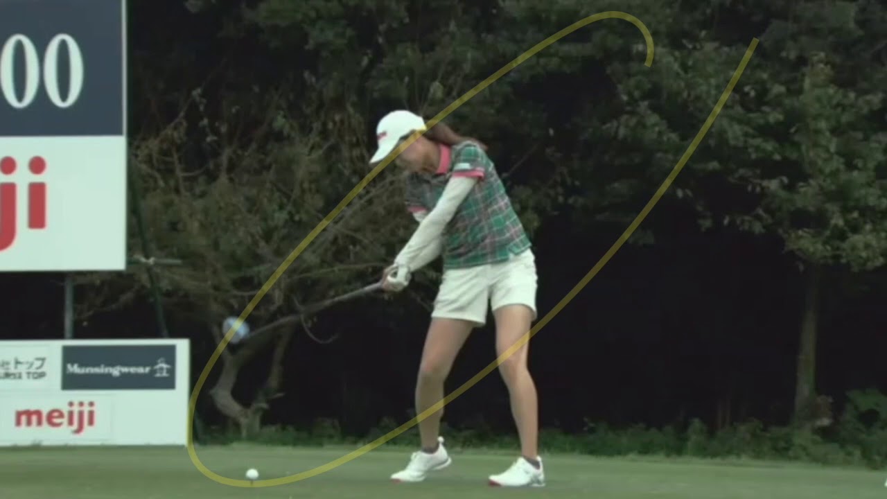 黄金世代の一人、新垣比菜のスイングアーク