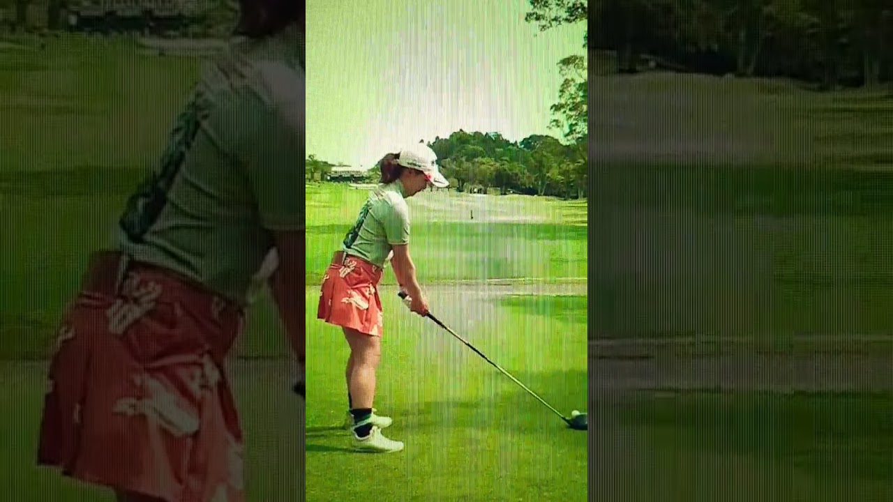 永井花奈  10番ティーショット  #shorts #ショート #永井花奈