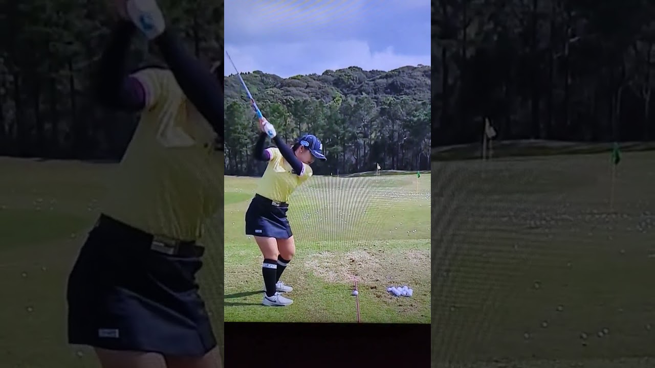 吉田優利  練習中  アクサレディス  #shorts #ショート #吉田優利