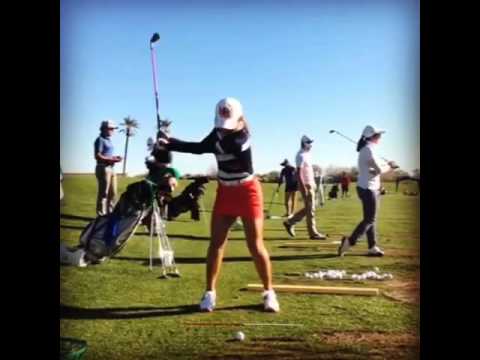 イボミ、アイアン練習⛳