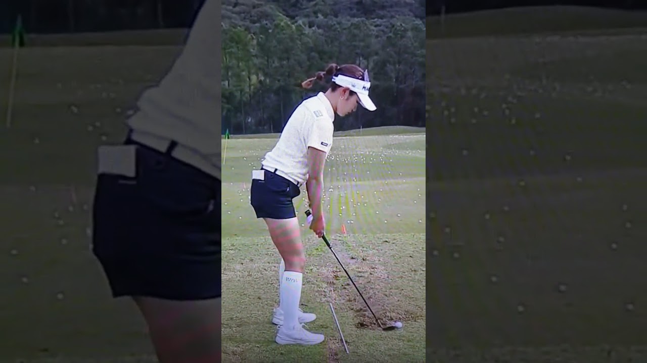 【アップ映像】原英莉花  練習中  アクサレディス  #shorts #ショート #原英莉花