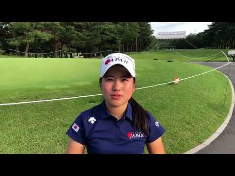【日本女子アマチュアゴルフ選手権第1日　西村優菜選手インタビュー】