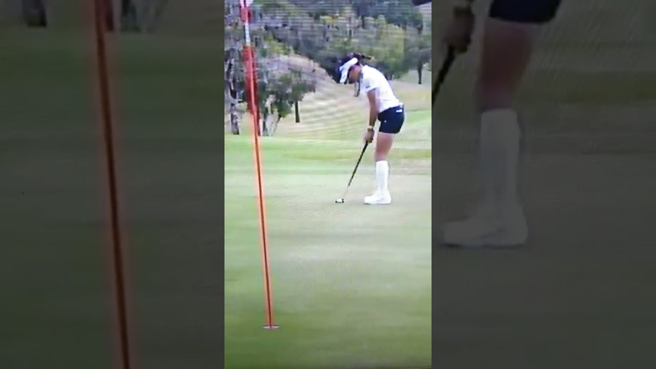 原英莉花  惜しい バーディーならず  #shorts #原英莉花