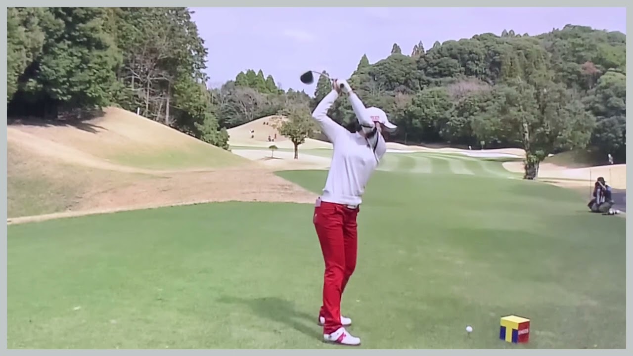 祝ツアー2勝目 【ゴルフ】 堀 琴音　スイング