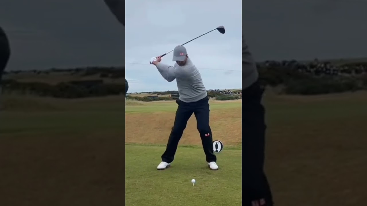 ADAM SCOTT driver swing @ ST ANDREWS