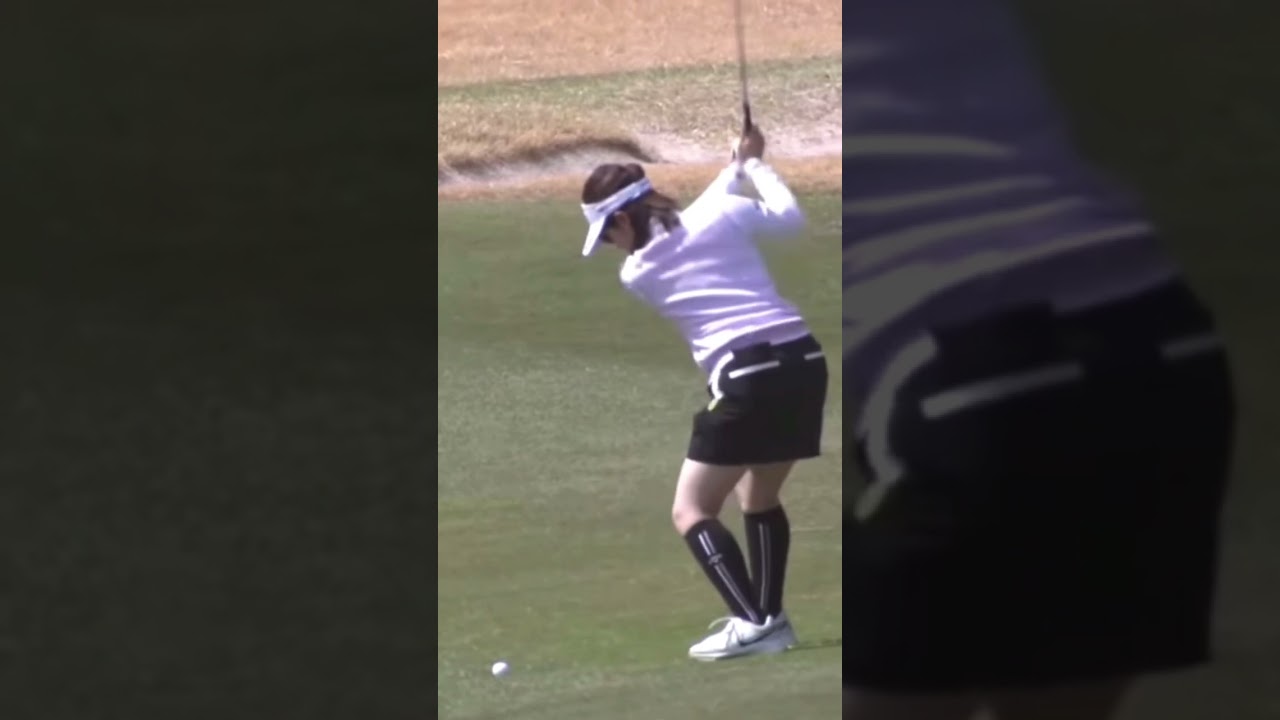 【ゴルフ】 西村優菜　スイング