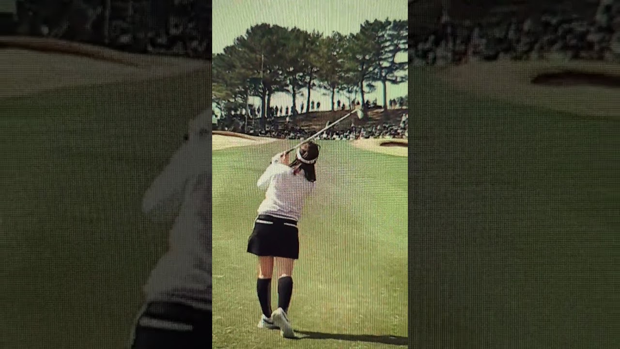 西村優菜  5バーディー 5位浮上  #shorts #ショート #西村優菜