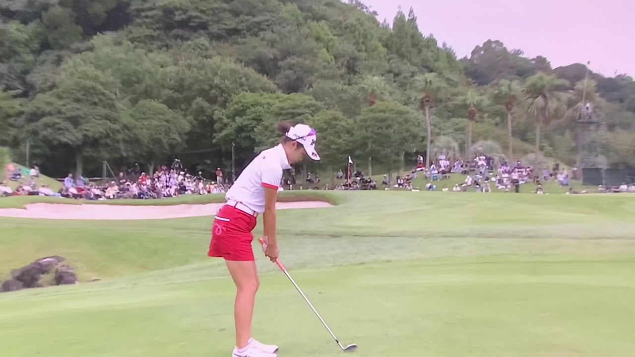【ゴルフ】 安田祐香 ナイスショット 2018 第49回マンシングウェアレディス東海クラシック第2日