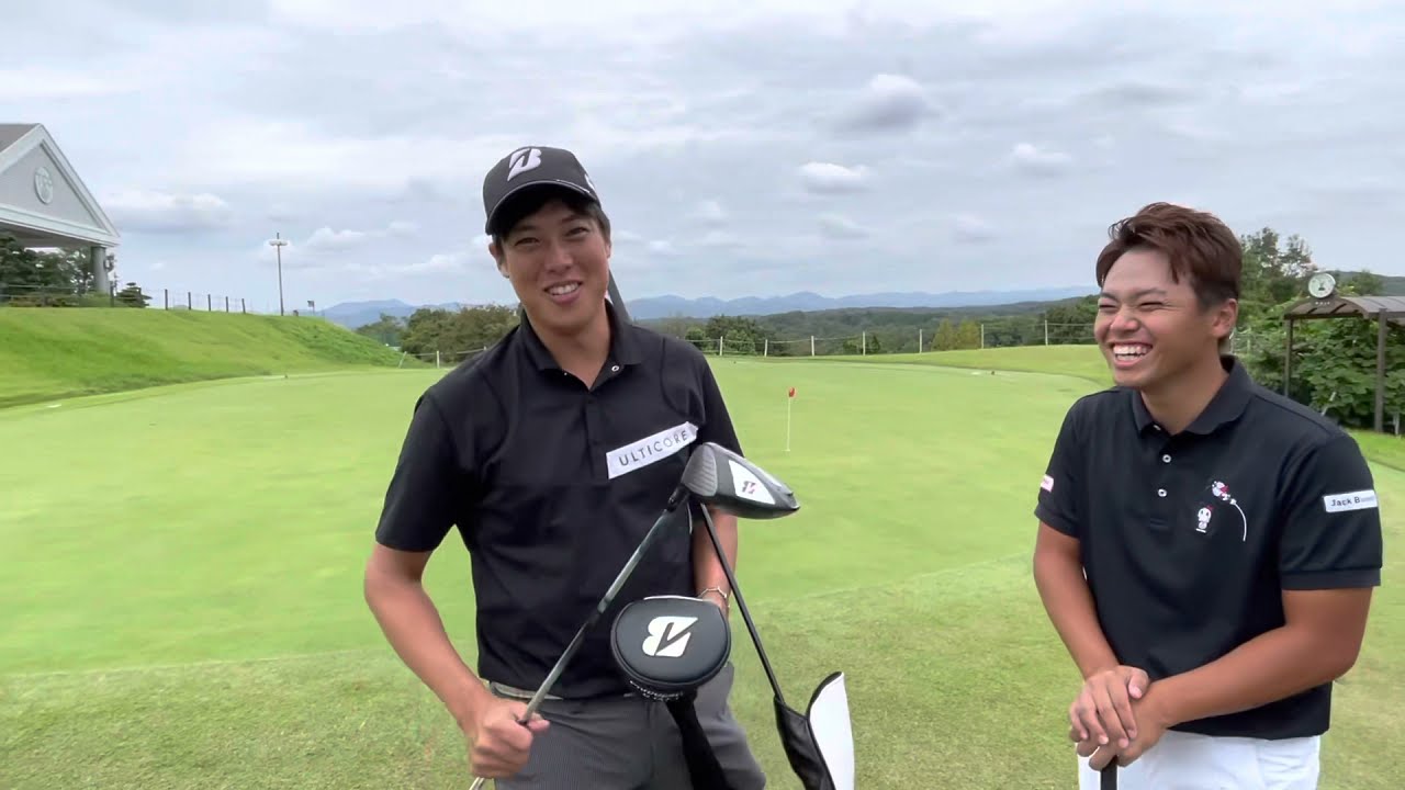 練習ラウンドの途中を撮影してみた