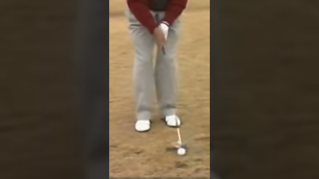 『左手首をテコにしヘッドを走らせスピンをかける』青木功・ジャンボ尾崎プロの師匠 林由郎大先生の〝上げて止める球〟