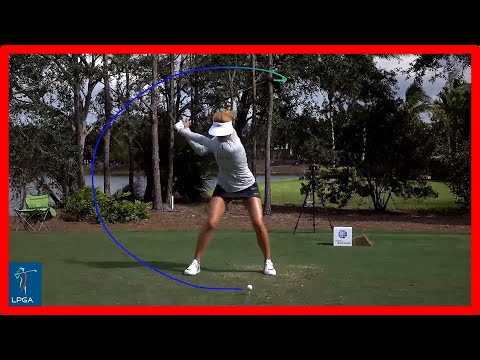 Beauty long hitter "Michelle Wie" Amazing swing motion, 美女長打者「Michelle Wie」長打スイングモーション＆スローモーション