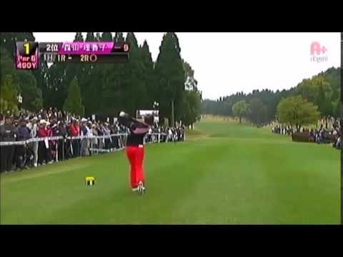 森田理香子のスイング　イメージトレーニング用2 バックカメラ