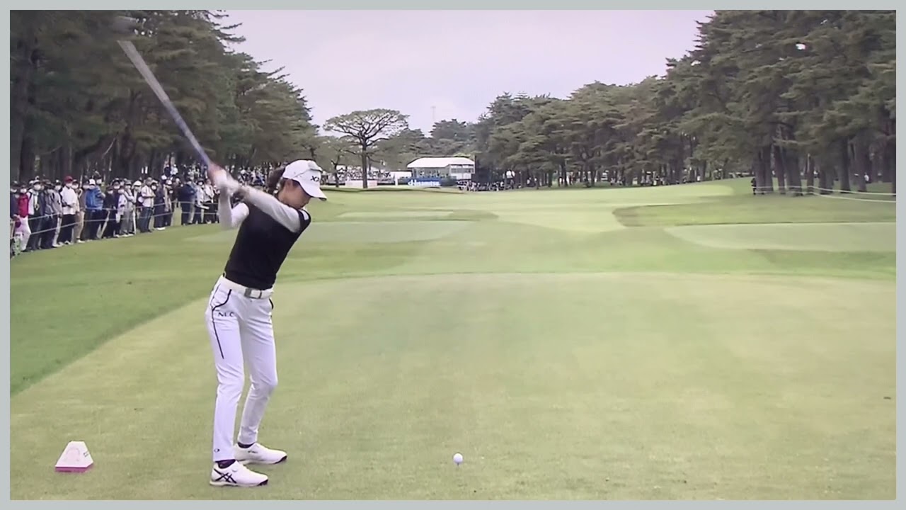 【ゴルフ】 安田祐香　スイング