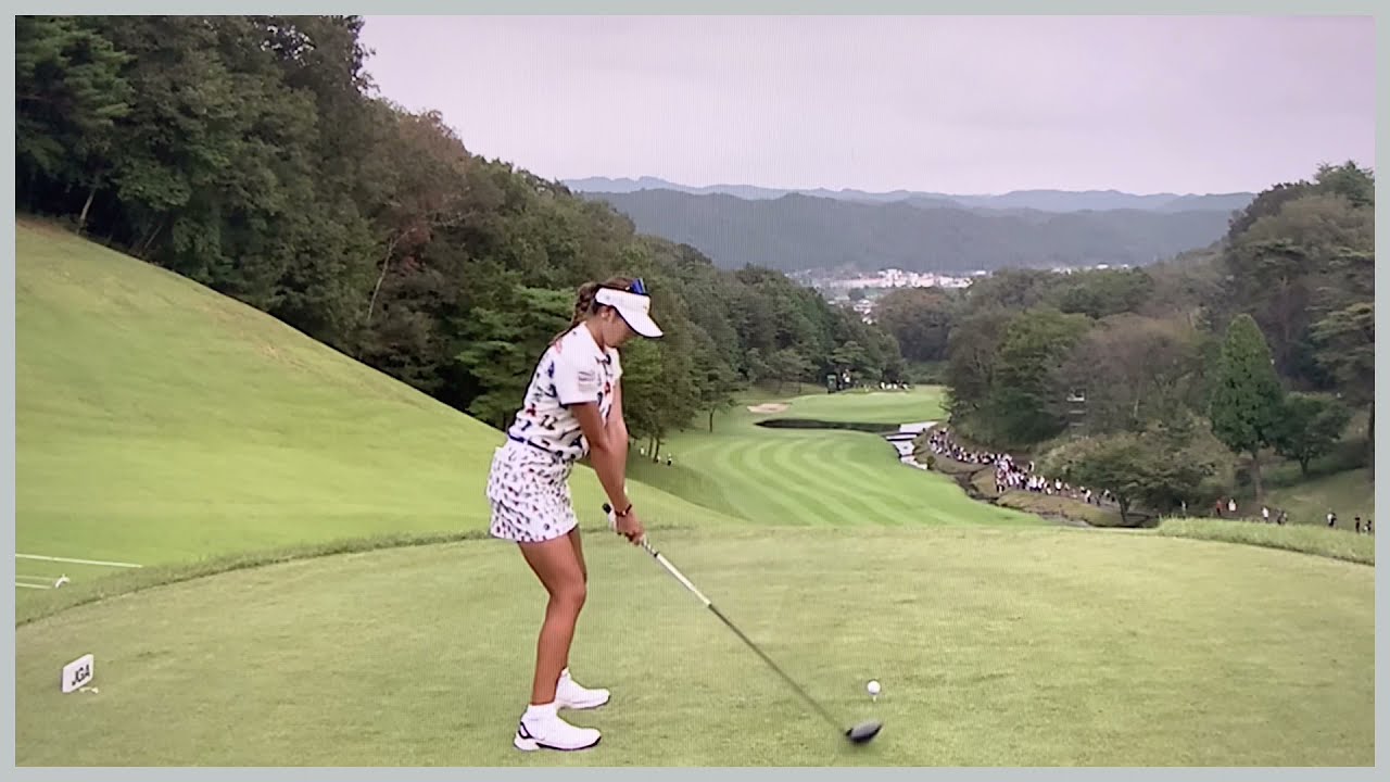 【ゴルフ】 原英莉花　スイング