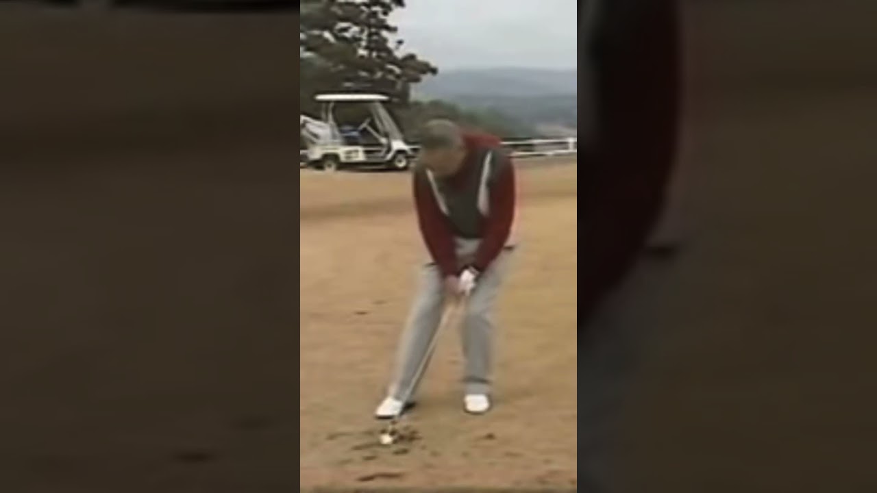 『もぐってればもぐってるほど上からピシャリと叩く！』青木功・ジャンボ尾崎プロの師匠 林由郎大先生の〝ディボットからのアプローチ〟