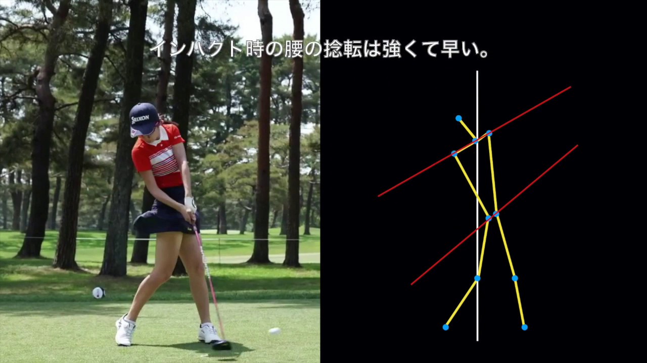 安田祐香、スイング軸が安定しているショットを検証(FO1W)