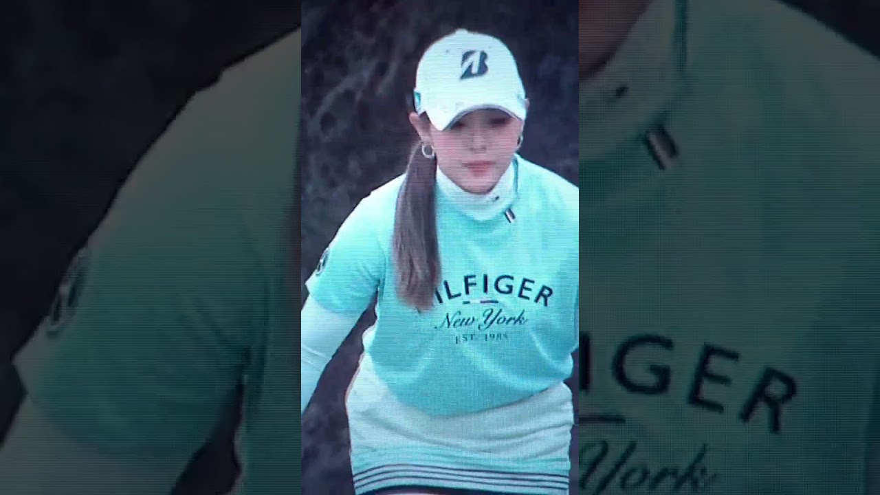 吉田優利  惜しい バーディーならず  #shorts #ショート #吉田優利