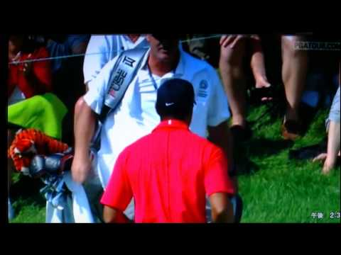 スーパーハイロブショット　by タイガーウッズ