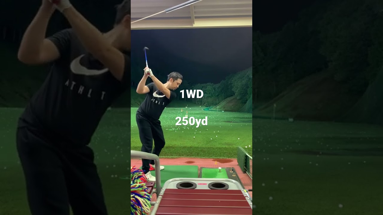目指せ260yd                                 #2022#golf #golfswing ＃ゴルフ#1WD#250yd＃タイガーウッズ　#shorts