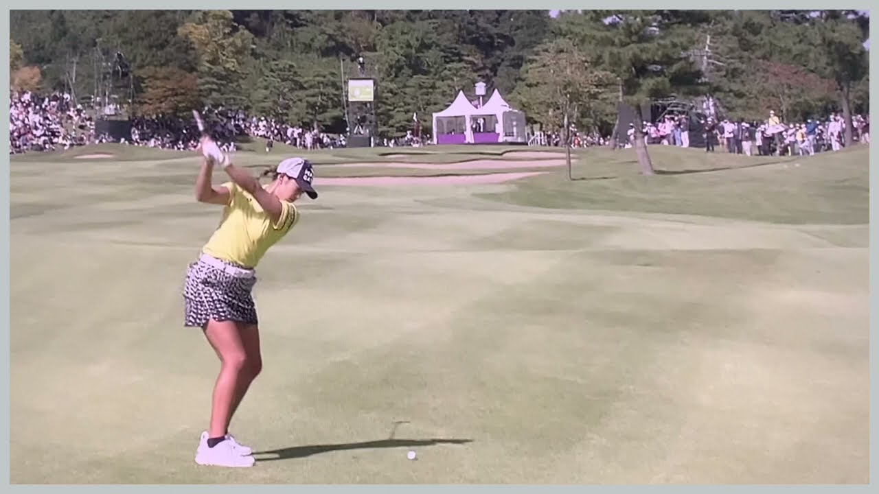 【ゴルフ】 原英莉花　スイング