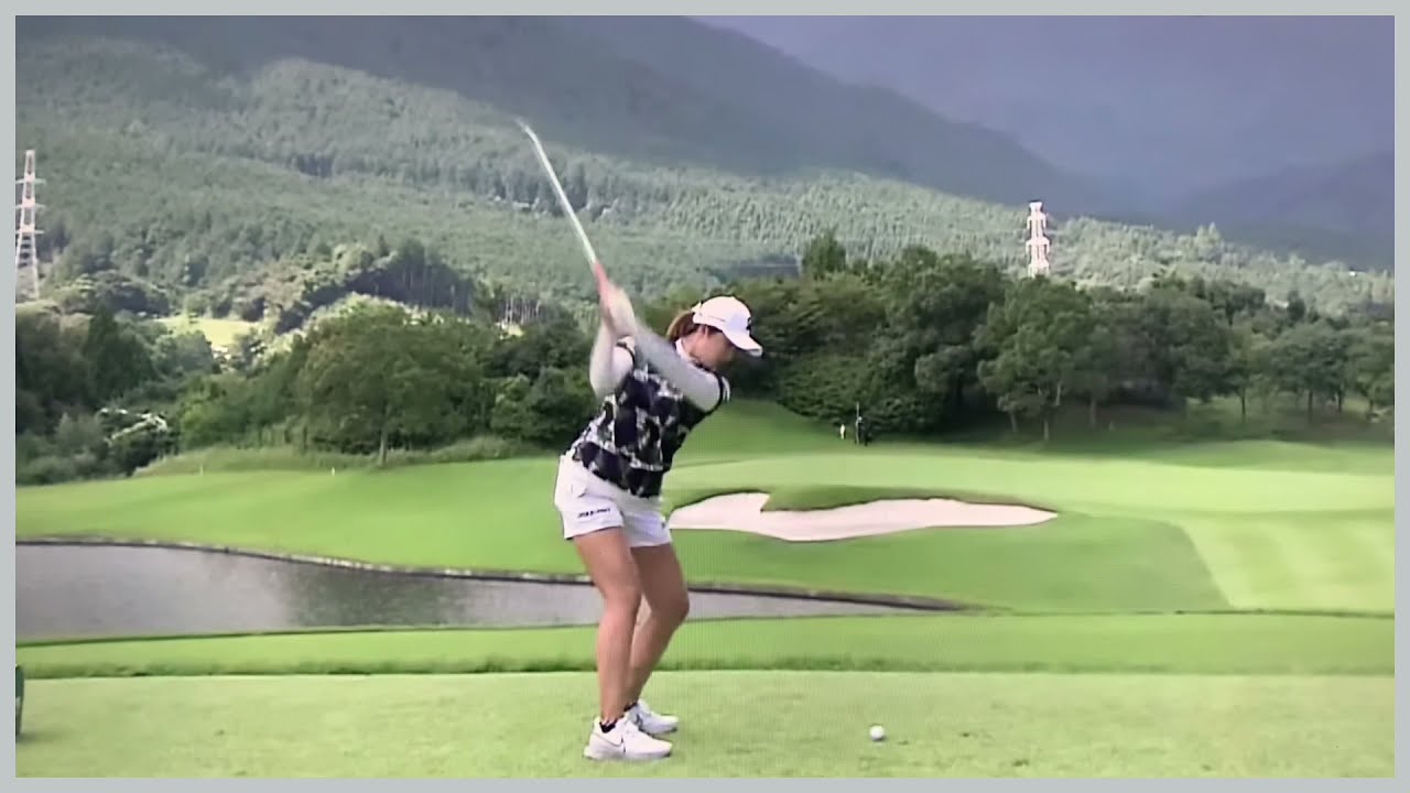 【ゴルフ】 大里桃子　スイング