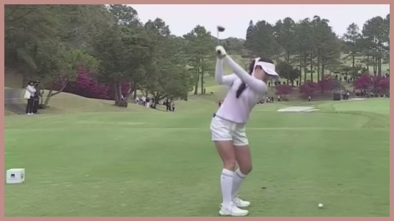 【ゴルフ】 河本結　スイング