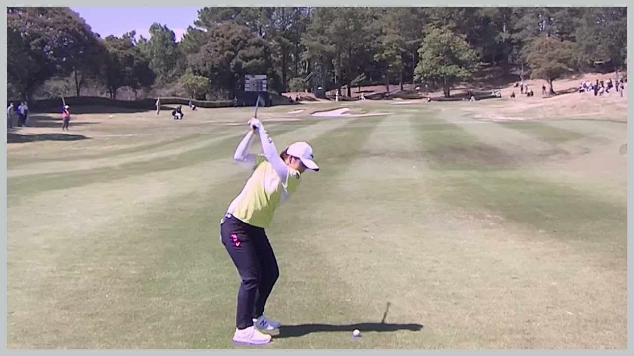 【ゴルフ】 西郷真央　スイング