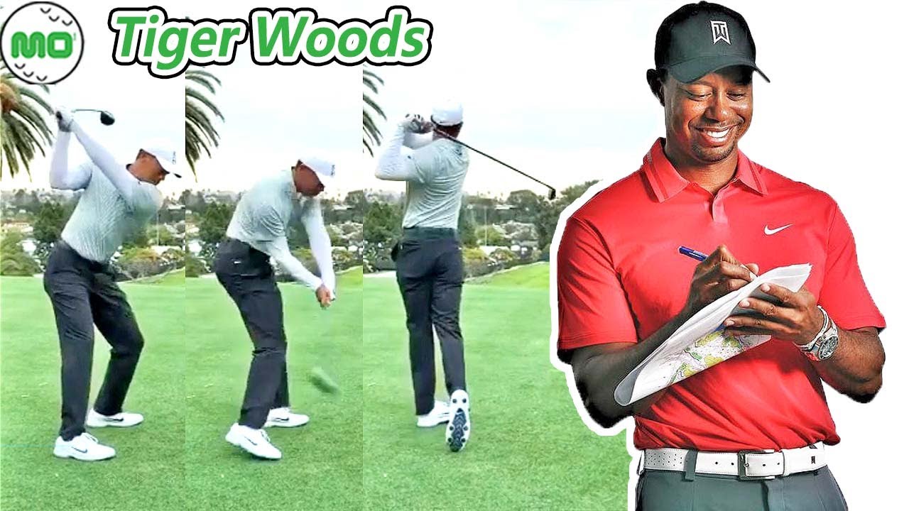 Tiger Woods タイガー・ウッズ  米国の男子ゴルフ スローモーションスイング!!!