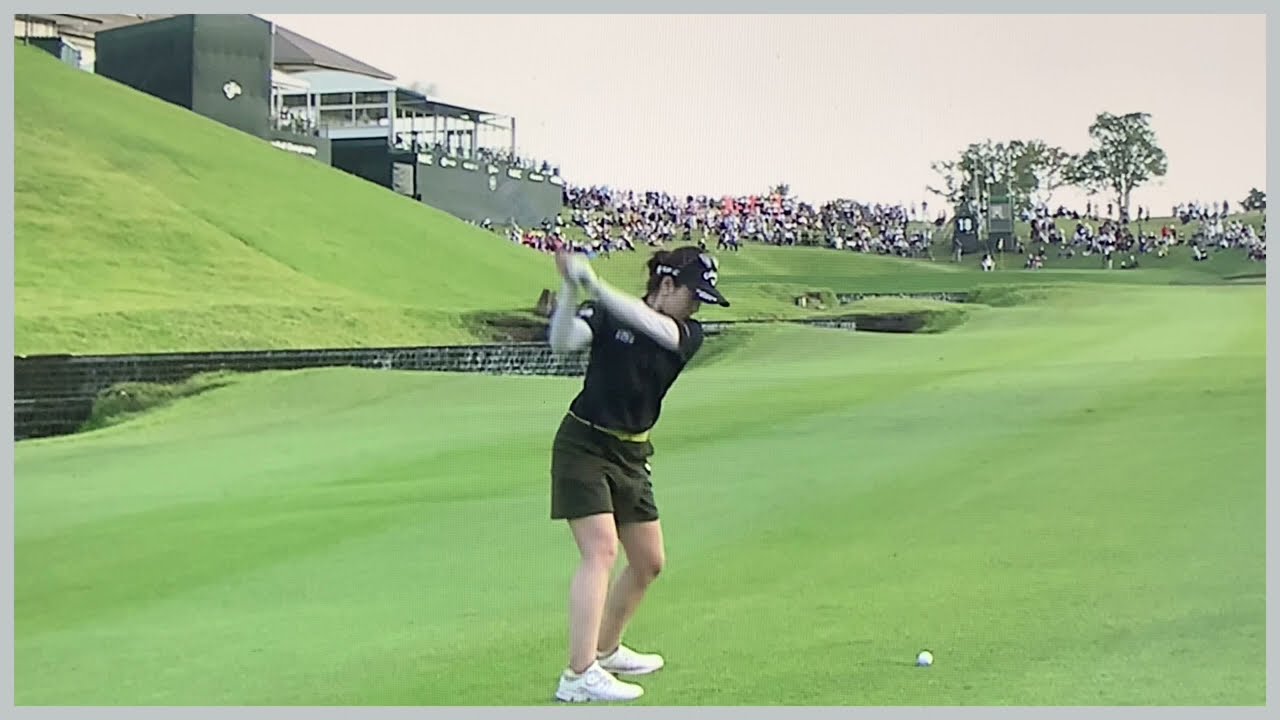 【ゴルフ】 西村優菜　スイング