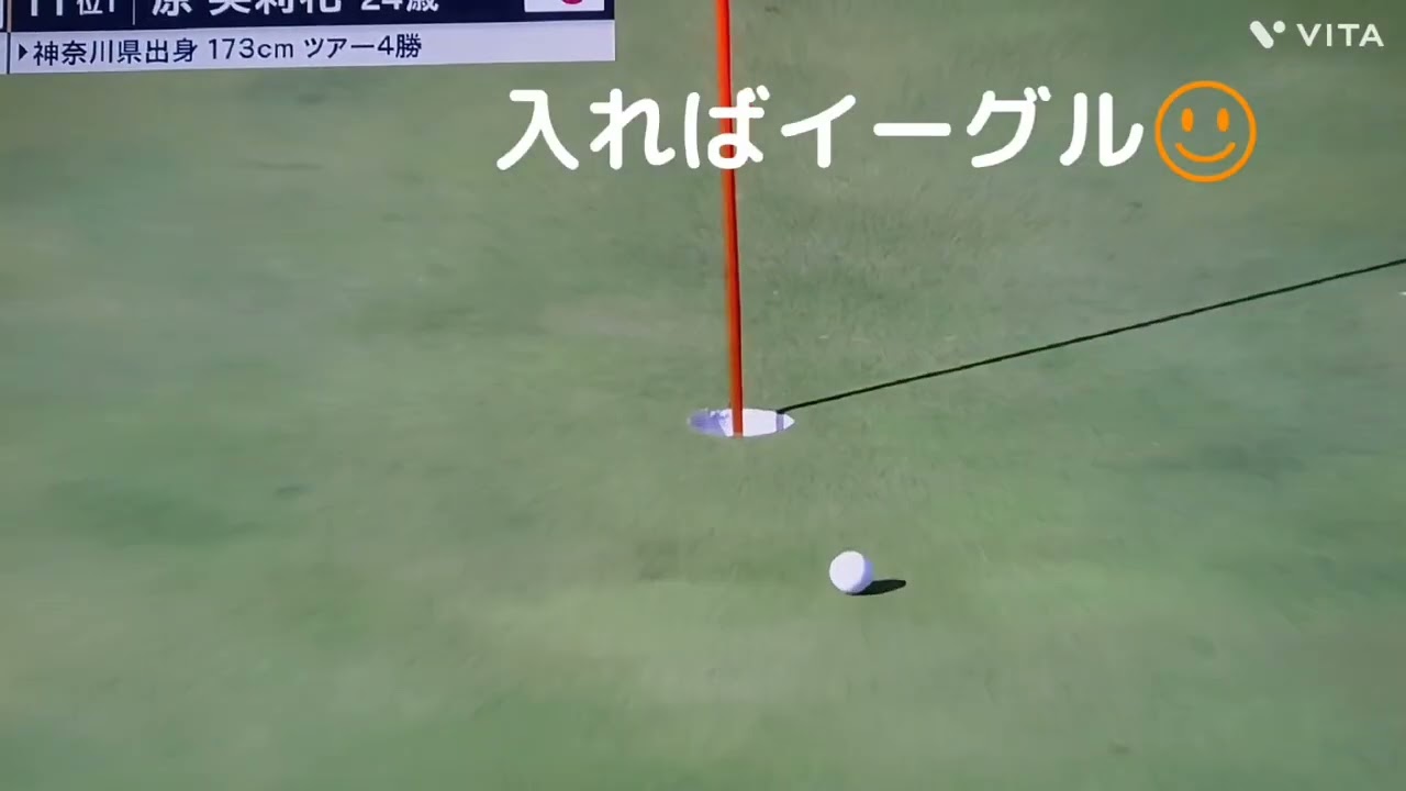 原 英莉花プロ💕ヤマハレディース2023,2日目、－6で9位タイ優勝あるよ👍