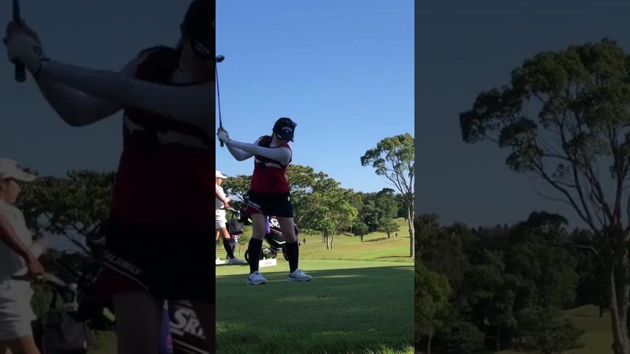 【西村優菜プロ】ティーショット