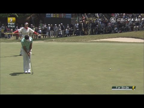 【中日クラウンズ2017】ᐸ動画速報ᐳ片岡 9番バーディー