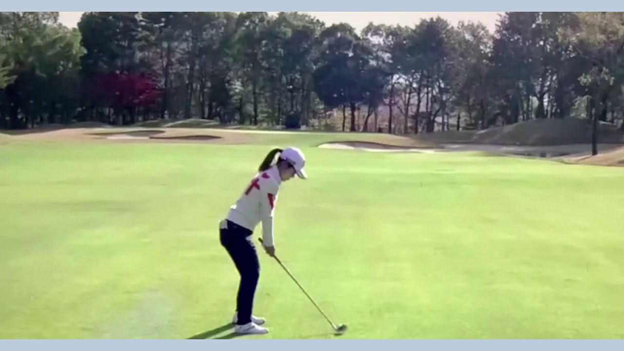 古江彩佳 ゴルフ スイング