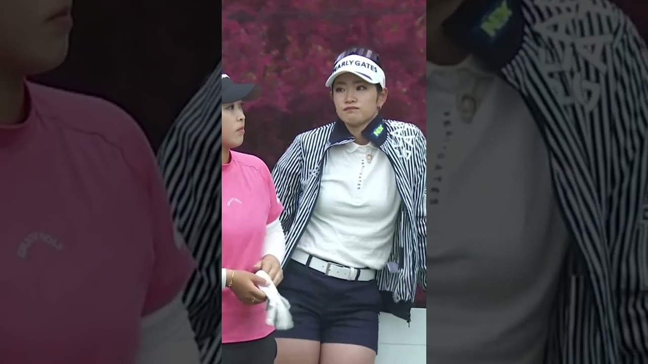 原英莉花プロ Super Girl｜(ティーショットからホールアウトまでギュッと凝縮‼2023)｜🎵ポップ【女子プロゴルフ】#shorts